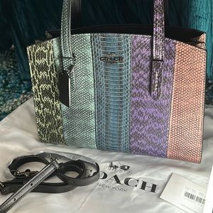 New Coach leather handbag